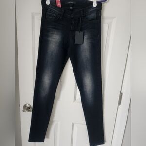 Flying Monkey Women's Skinny Jeans - Dark Blue